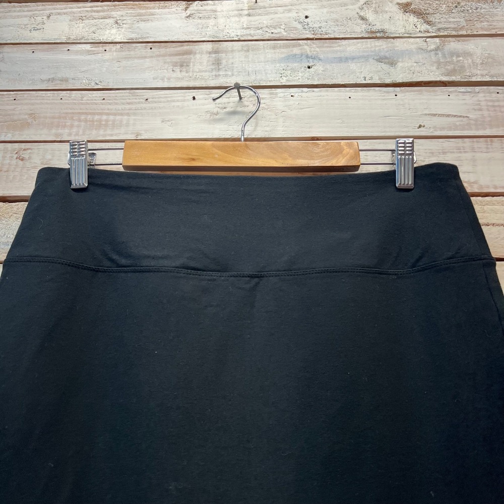 J. Jill Black Rayon Lycra Smooth-Fit Pencil Skirt Wearever Stretch Small - Picture 3 of 6